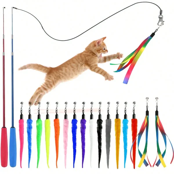 Interactive Cat Toy Set, Suitable For All Cats